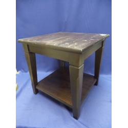 Ikea Markor Brown Wood Side Table 21.5 x 21.5 x 21.75 in.